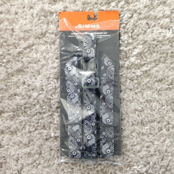 New! Simms Womens Wading Accessory Kit!  Includes Wading Belt and Suspenders - Picture 2 of 2